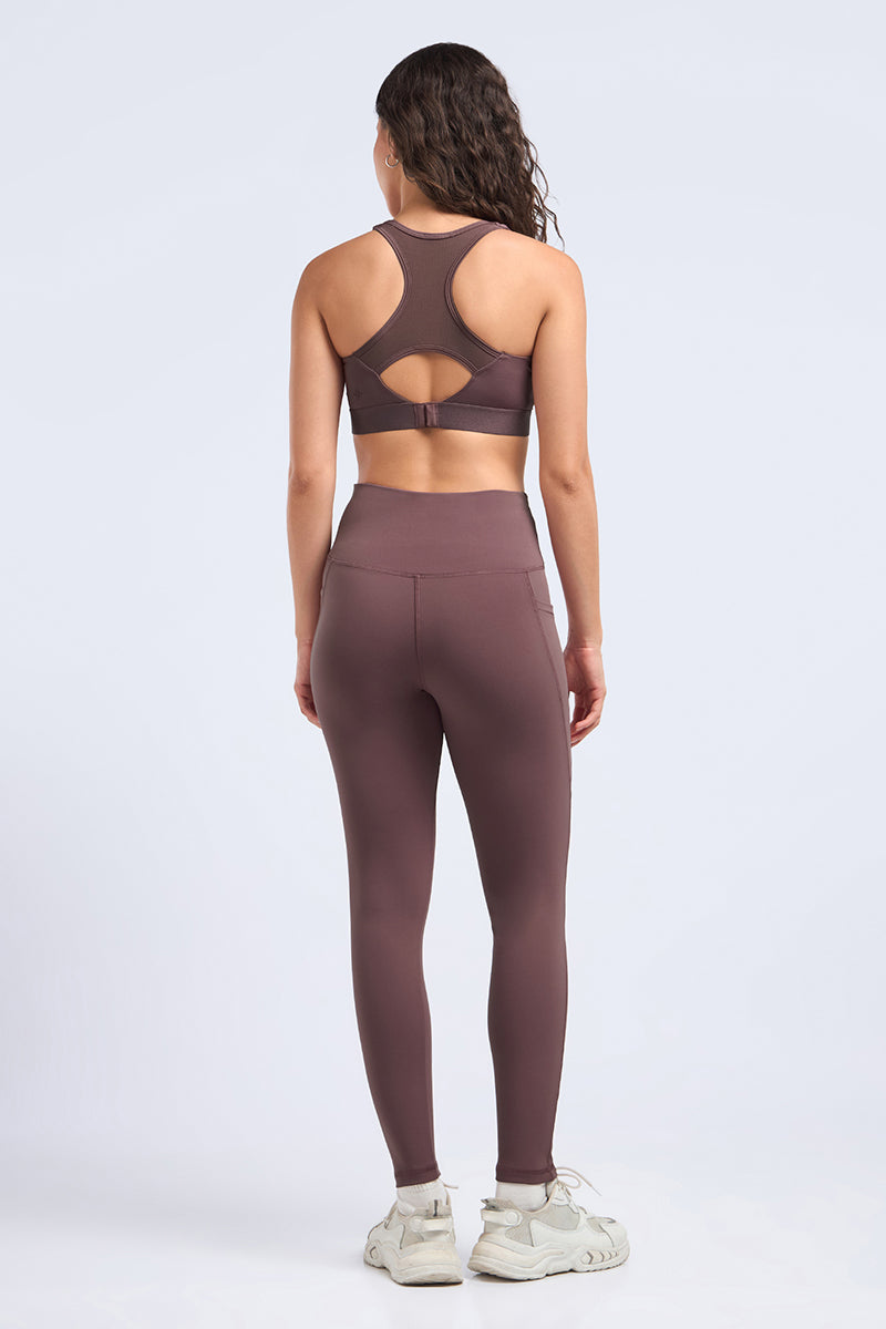 Motion Flex Sports Bra - Rose Brown