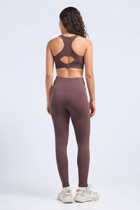 Motion Flex Sports Bra - Rose Brown thumbnail 3