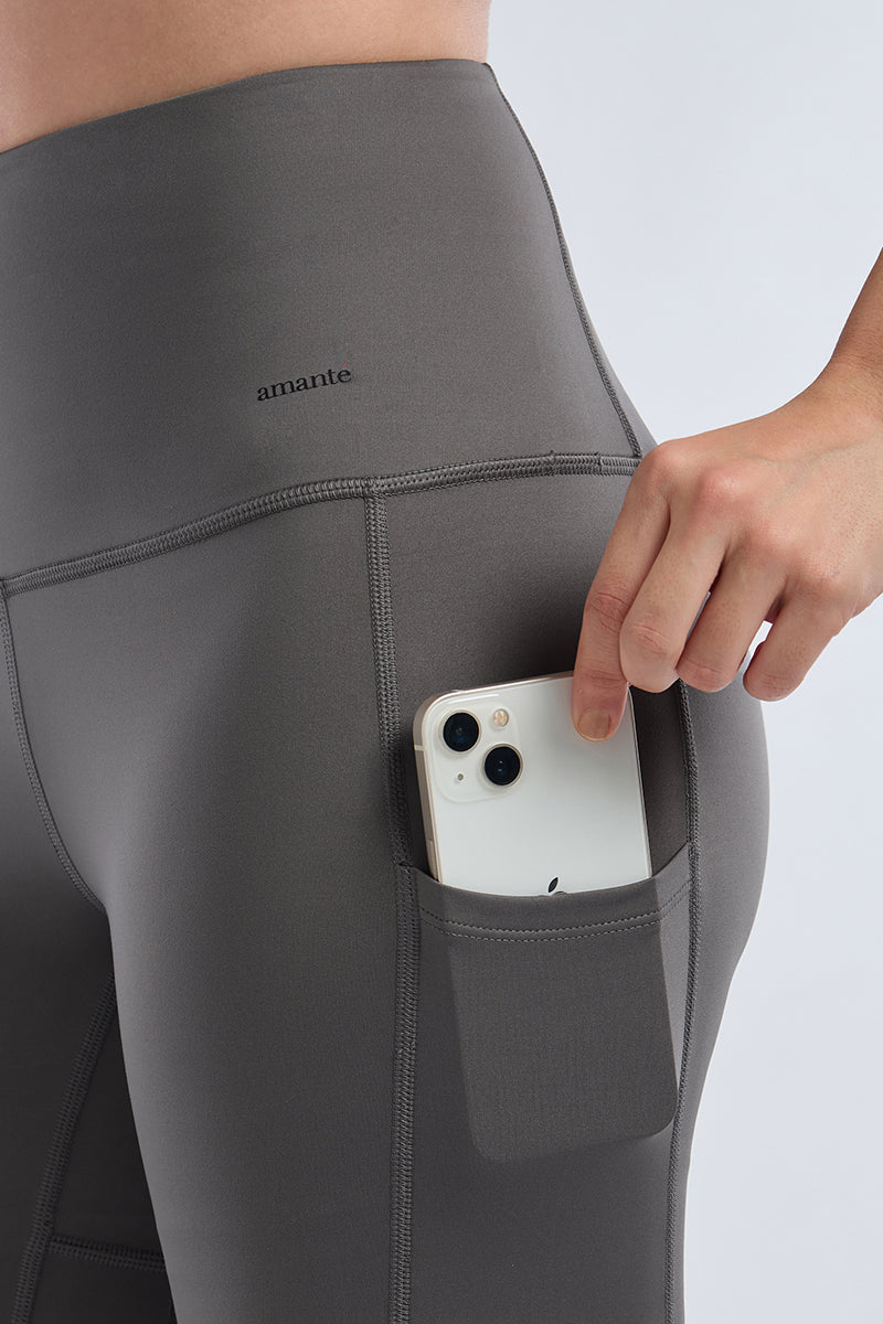 ENERGIZE PANELLED TIGHTS - Granite Gray - Image 5 of 9
