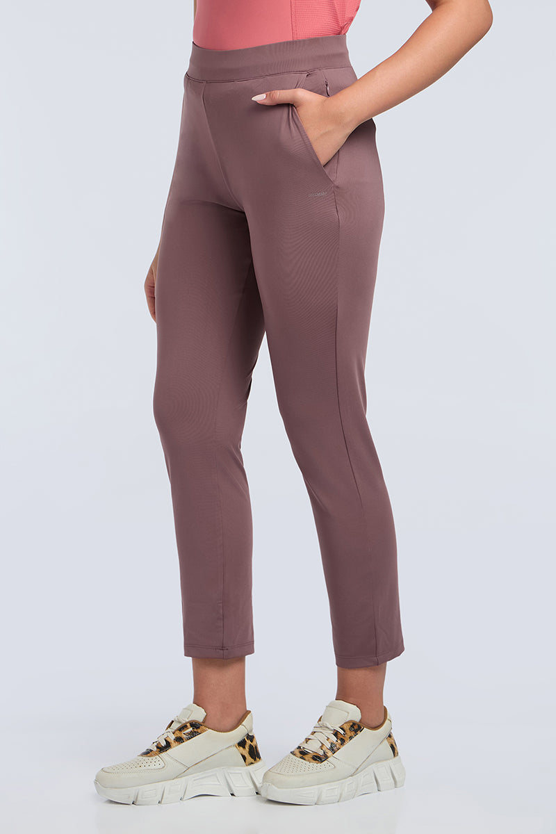 ENERGIZE FLEXI TRACK PANT - Rose Brown