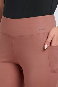 FLAUNT FLARED TRAVEL PANTS - Brick Dust thumbnail 3