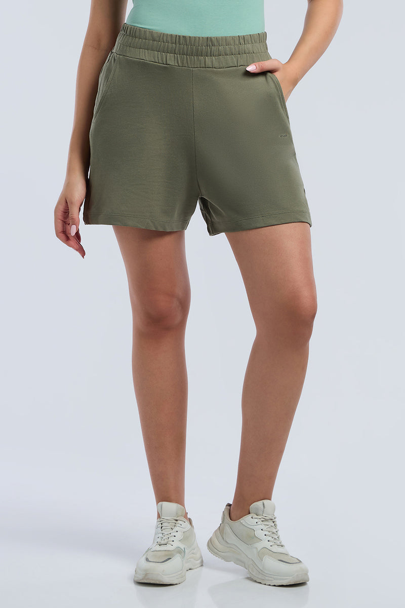ELEMENTS COMFORT SHORTS - Deep Lichen Green