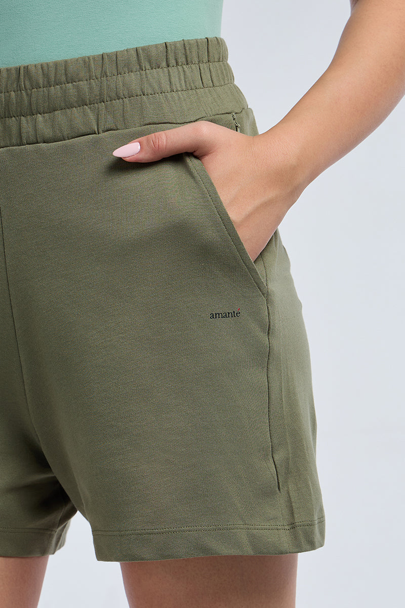 ELEMENTS COMFORT SHORTS - Deep Lichen Green