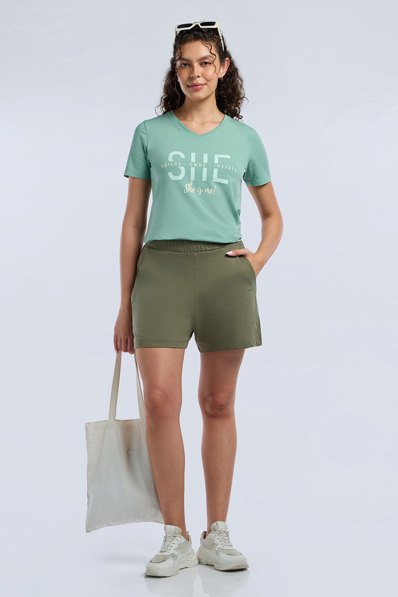 ELEMENTS COMFORT SHORTS - Deep Lichen Green - Image 7 of 7