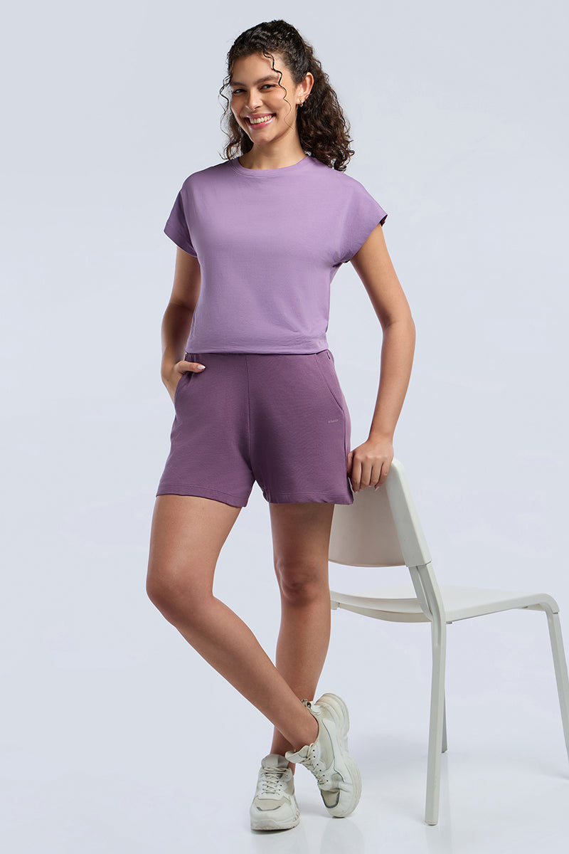 ELEMENTS COMFORT SHORTS - Grape Jam - Image 8 of 8