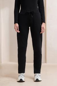 Terry Chic Track Pants - Black - color option