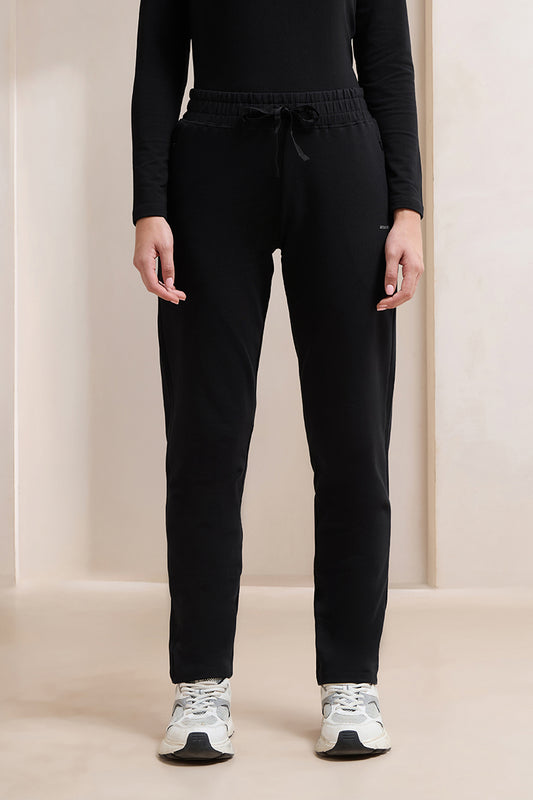 Terry Chic Track Pants - Black