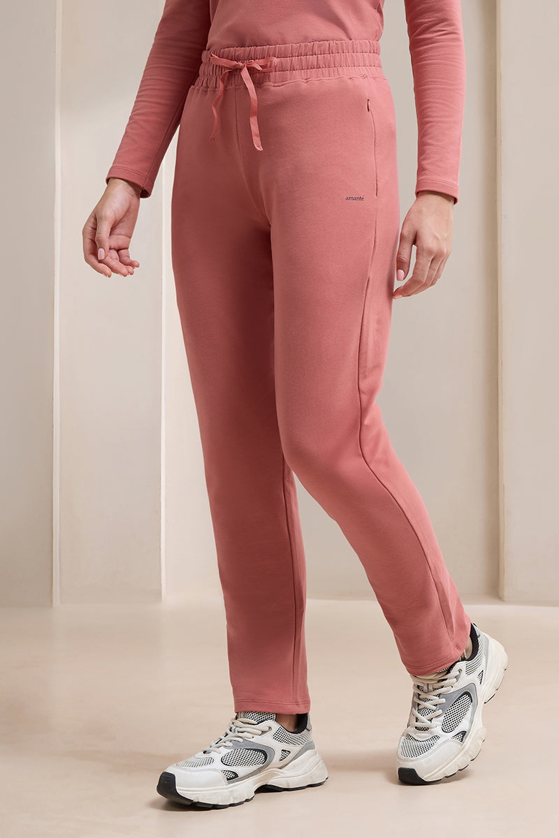 Terry Chic Track Pants - Dusty Cedar - Image 3 of 5