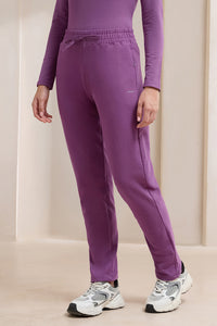 Terry Chic Track Pants - Grape Kiss thumbnail 3