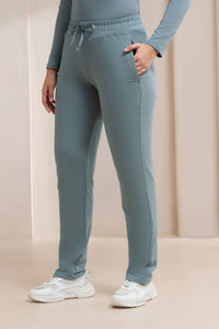 Terry Chic Track Pants - Trooper thumbnail 3