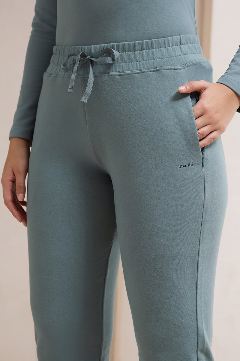 Terry Chic Track Pants - Trooper