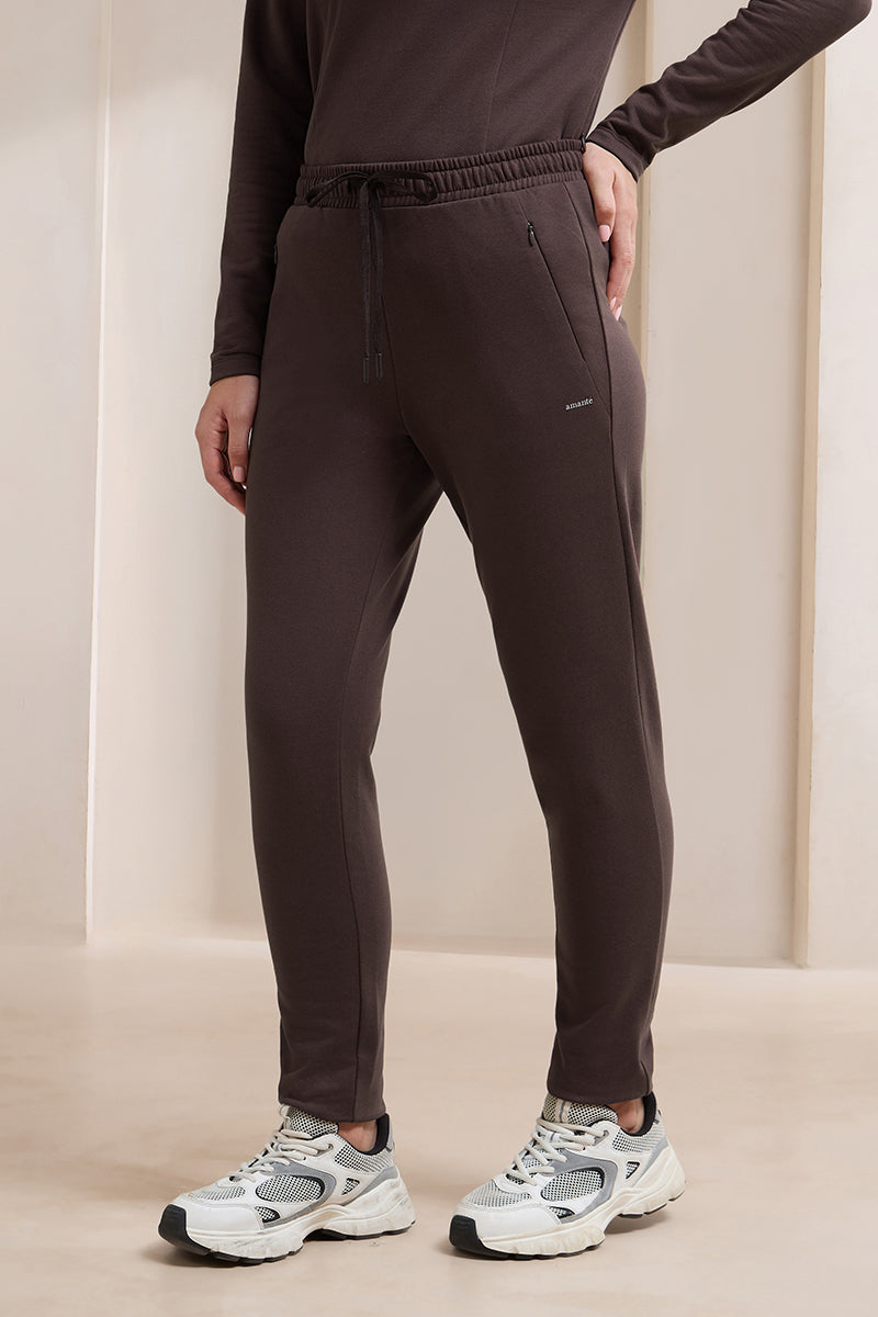 WinterEase Track Pants - Puce