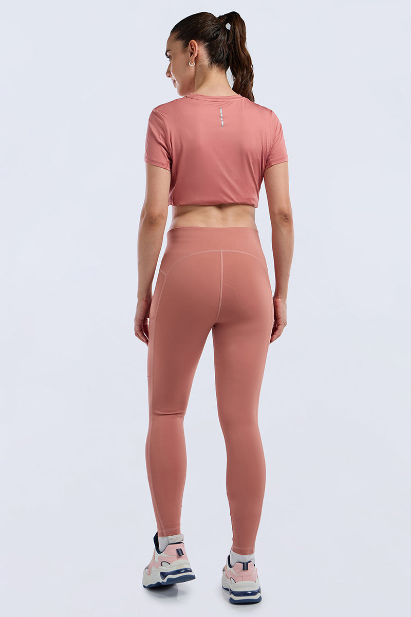 Flexifit Tights - Brick Dust - Image 3 of 7
