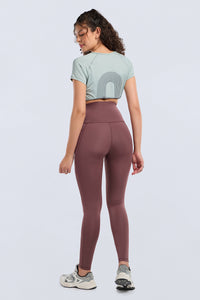 Motion Flex Tights - Rose Brown thumbnail 2