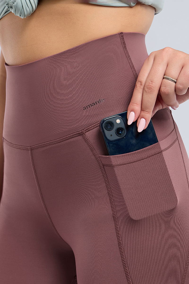 Motion Flex Tights - Rose Brown