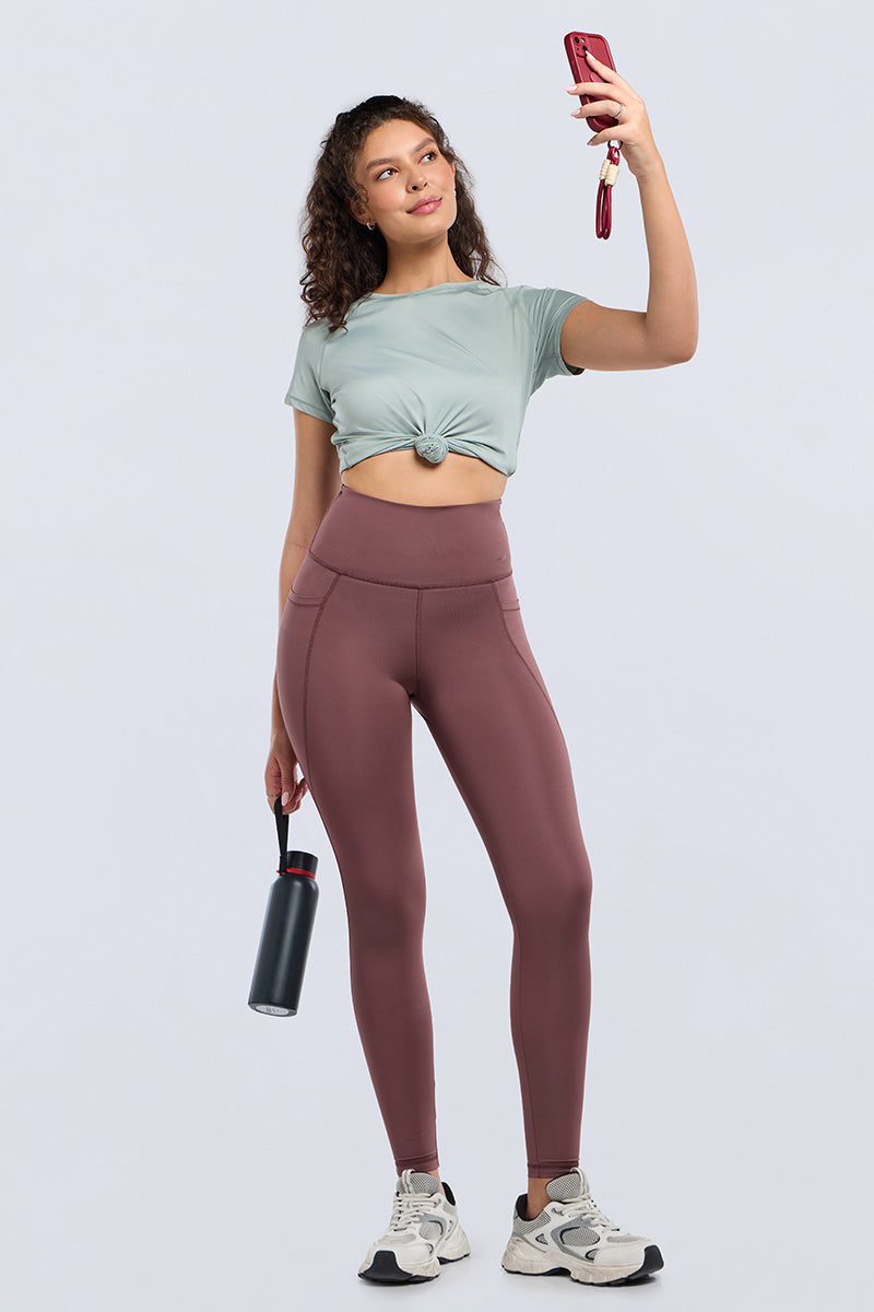 Motion Flex Tights - Rose Brown - Image 7 of 7