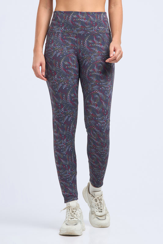 Motion Flex Tights - Glam Swirl Print