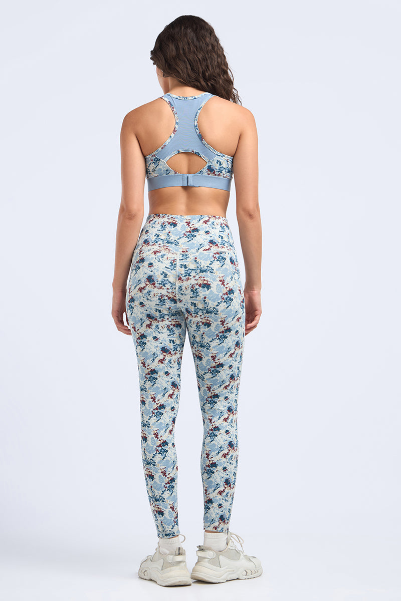 Motion Flex Tights - Marble Twist Print