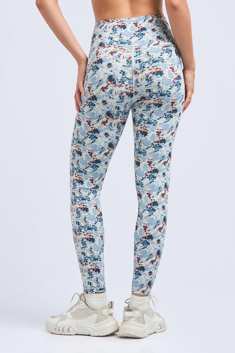 Motion Flex Tights - Marble Twist Print