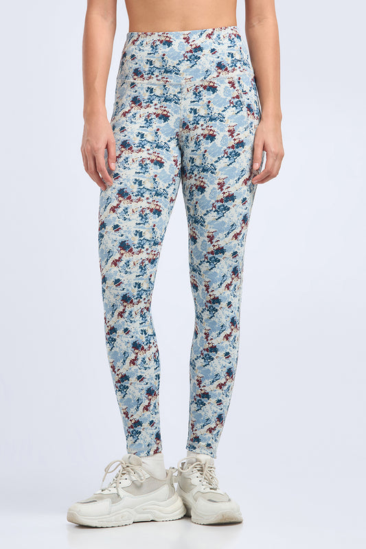 Motion Flex Tights - Marble Twist Print