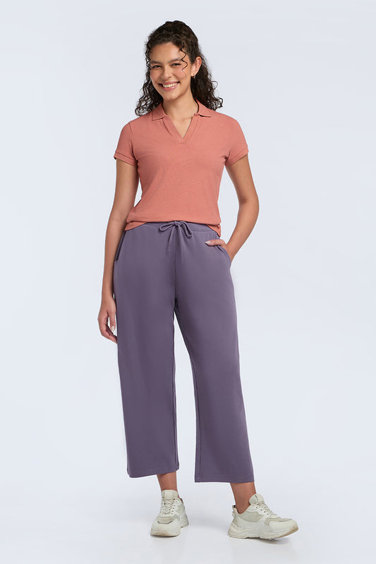 Everyday Flare Pants - Mulled Grape