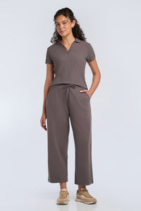 Everyday Flare Pants - Peppercorn thumbnail 6
