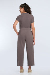 Everyday Flare Pants - Peppercorn thumbnail 4