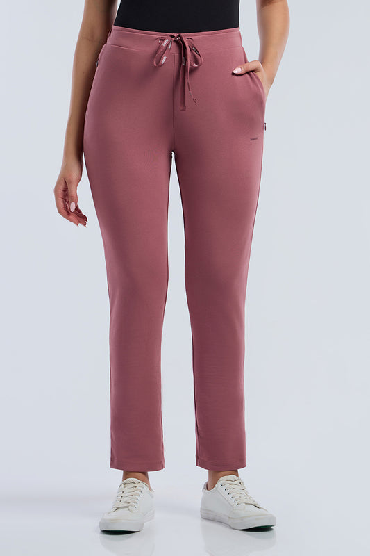 ESSENTIAL RELAXED FULL LENGTH PANTS - Deco Rose