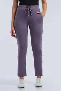 ESSENTIAL RELAXED FULL LENGTH PANTS - Mulled Grape thumbnail 1