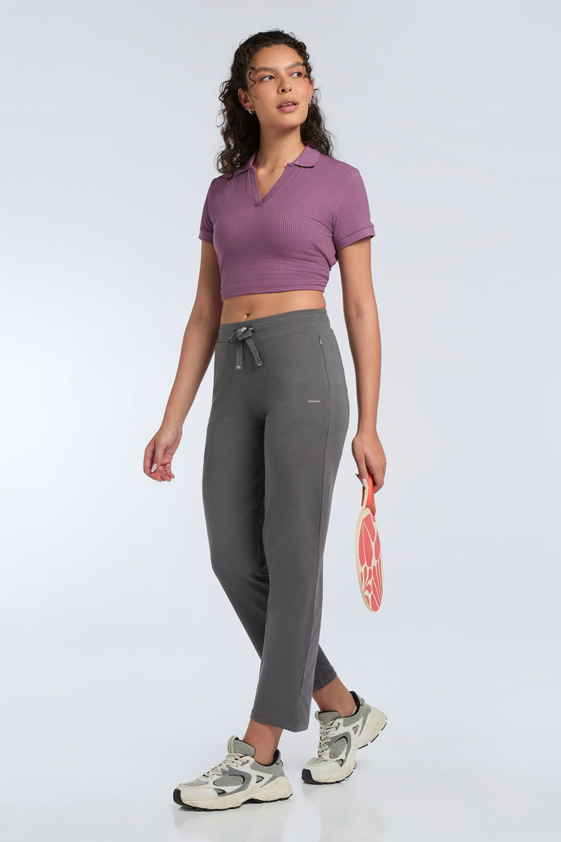 ESSENTIAL RELAXED FULL LENGTH PANTS - Thunderstorm - Image 2 of 7