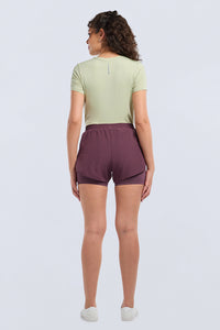 ENERGIZE ACTIVE SHORTS - EggPlant thumbnail 6