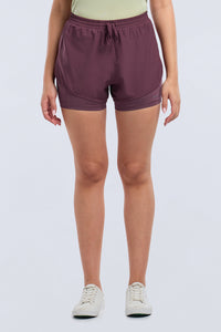 ENERGIZE ACTIVE SHORTS - EggPlant thumbnail 1