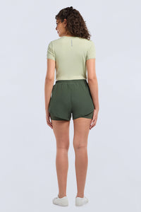 ENERGIZE ACTIVE SHORTS - Thyme thumbnail 6