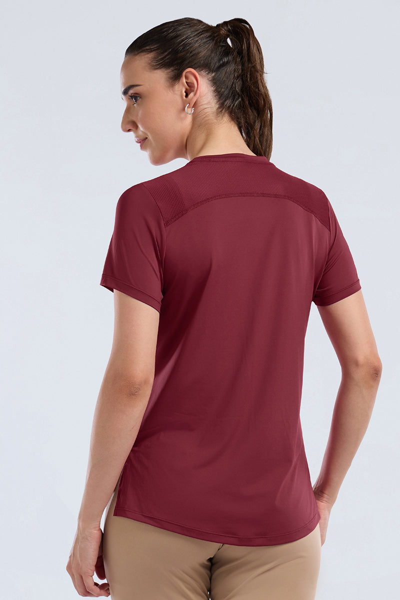 ENERGIZE ACTIVE TEE - Tibetan Red