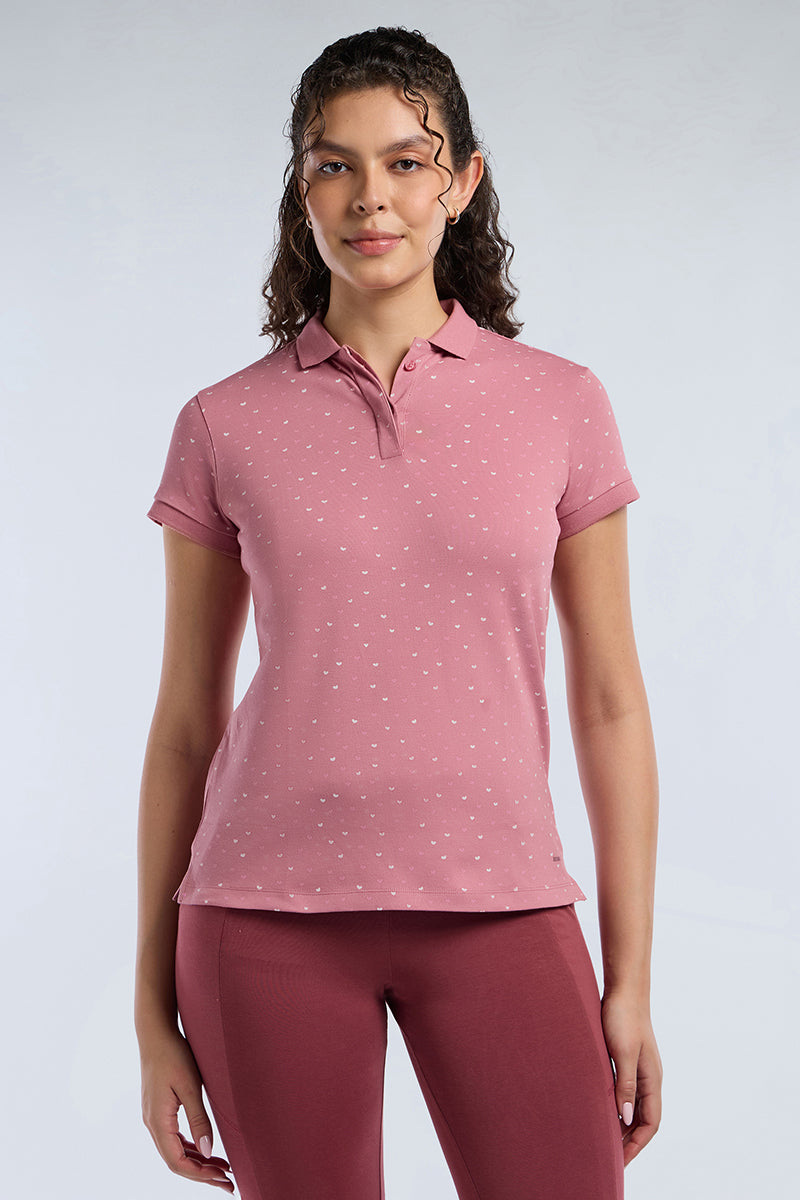 ELEMENTS CLASSIC POLO - Heartbeat Print - Image 3 of 7