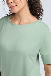 ELEMENTS LONG LENGTH TEE - Aqua Foam thumbnail 4