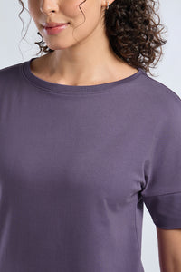 ELEMENTS LONG LENGTH TEE - Mulled Grape thumbnail 4
