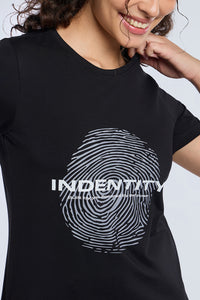 ESSENTIAL PRINTED TEE - Black Base thumbnail 4