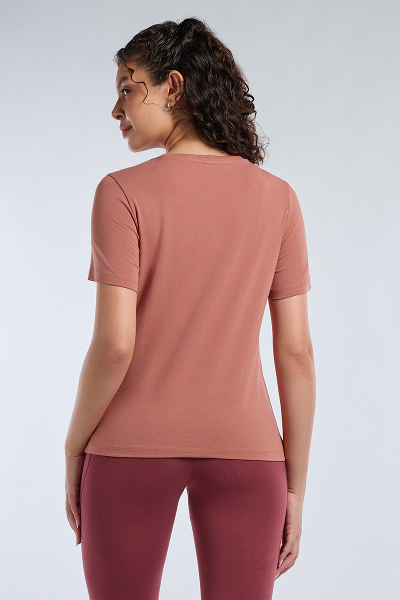 ESSENTIAL PRINTED TEE - Brick Dust Base - Image 2 of 7