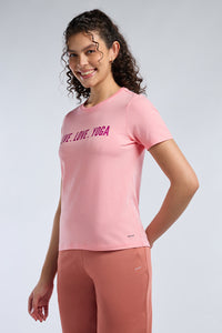ESSENTIAL PRINTED TEE - Pale Rosette Base thumbnail 3
