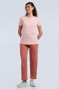 ESSENTIAL STRIPE TEE - Pale Rosette Stripes thumbnail 7