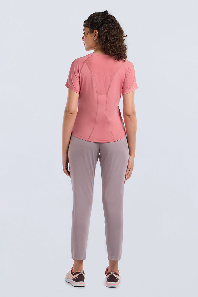 ENERGIZE ACTIVE-FLEX TEE - MauveGlow