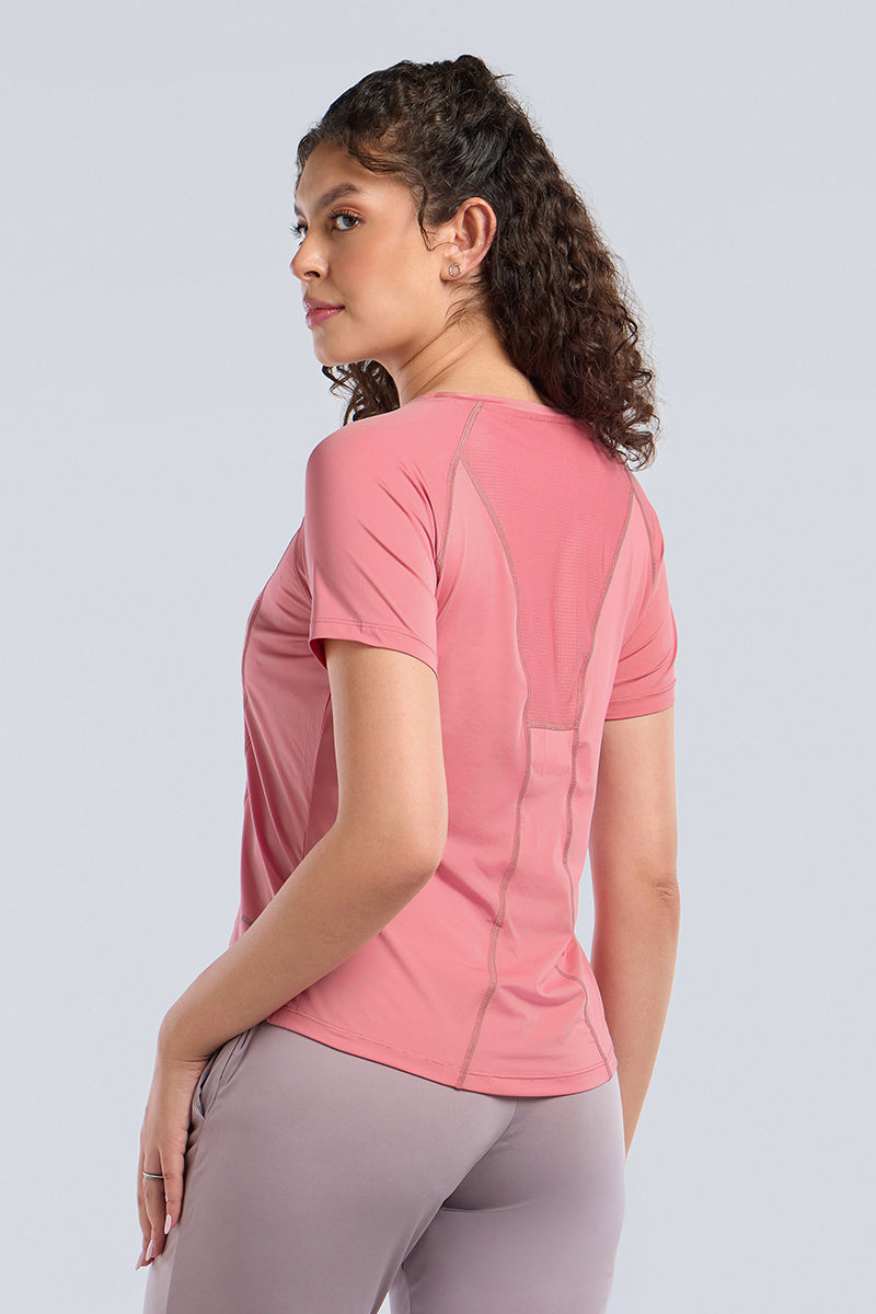 ENERGIZE ACTIVE-FLEX TEE - MauveGlow