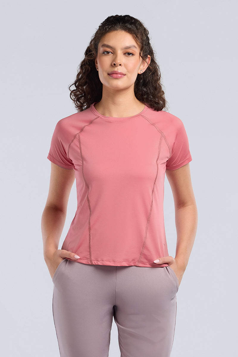 ENERGIZE ACTIVE-FLEX TEE - MauveGlow