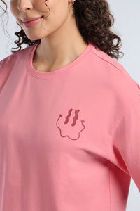 ELEMENTS CHIC CROP TEE - Flamingo Base thumbnail 5