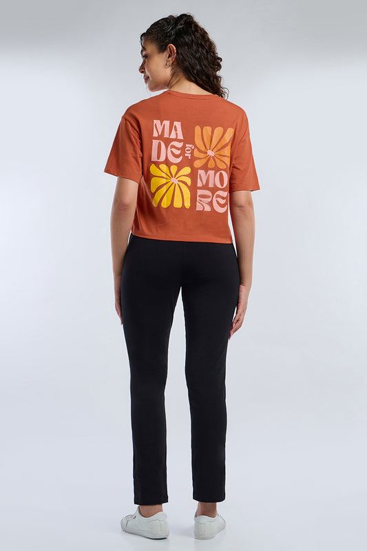 ELEMENTS CHIC CROP TEE  - Spice Route Base