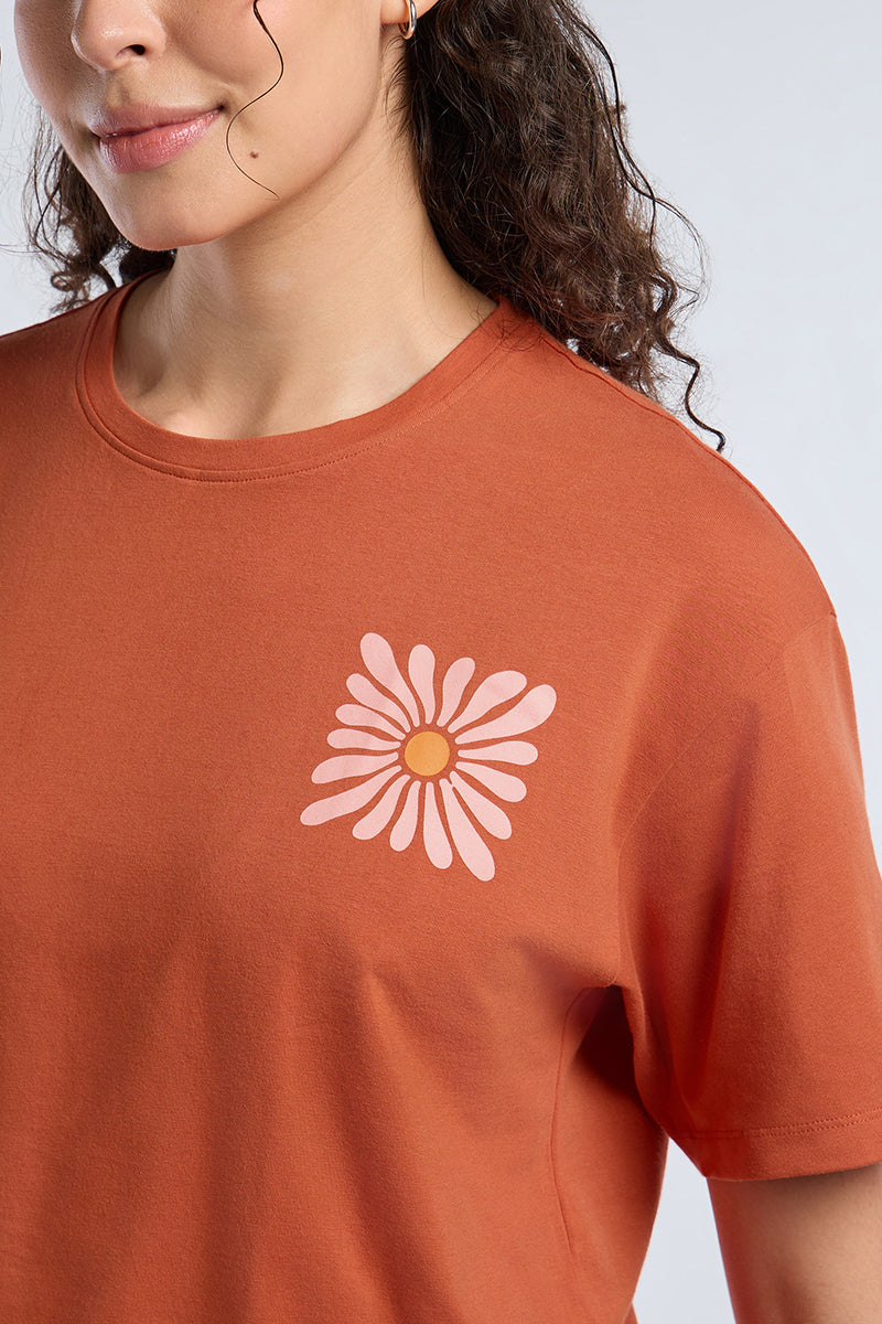 ELEMENTS CHIC CROP TEE  - Spice Route Base - Image 6 of 7