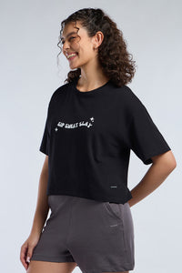 ELEMENTS CHIC CROP TEE - Black Base thumbnail 3