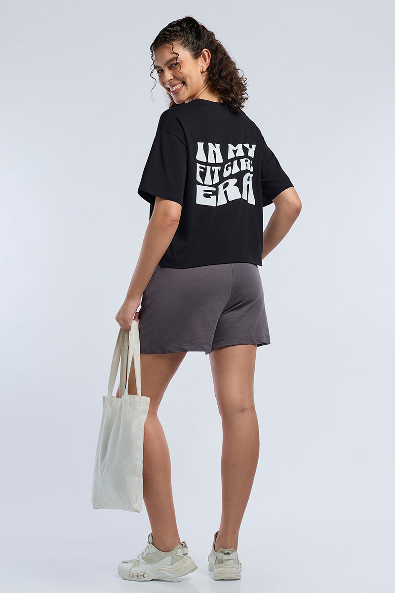 ELEMENTS CHIC CROP TEE - Black Base - Image 6 of 6