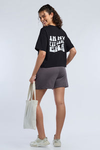 ELEMENTS CHIC CROP TEE - Black Base thumbnail 6